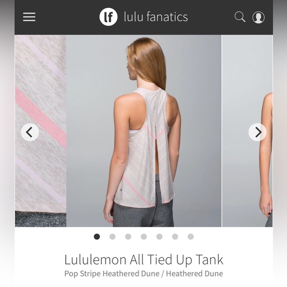Lululemon All Tied Up Tank - Picture 1 of 7